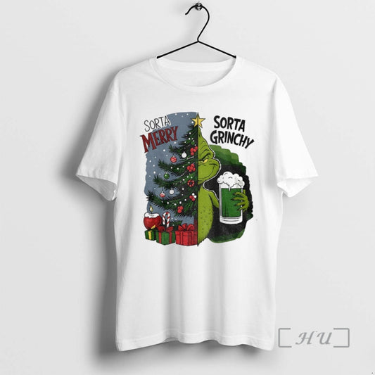 Officials Grinch Sorta Merry Sorta Grinchy Christmas Tree Holiday T-Shirts, Hoodie, Sweatshirt | AU18TeeNovaLab.com