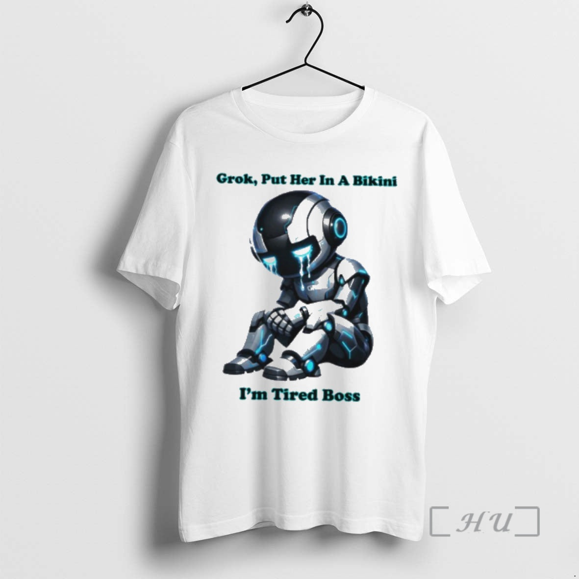 Officials Grok Put Her In A Bikini Im Tired Boss T-Shirts, Hoodie, Sweatshirt | AU18TeeNovaLab.com