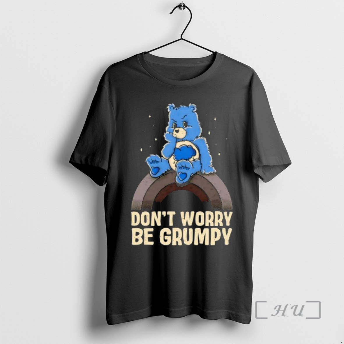 Officials Grumpy Bear Dont Worry Be Grumpy Graphic T-Shirts, Hoodie, Sweatshirt | AU18TeeNovaLab.com