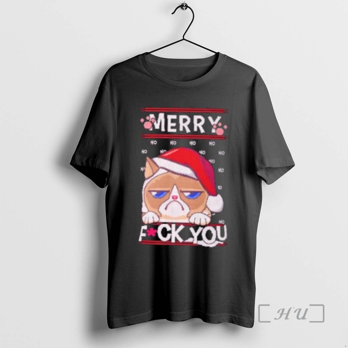 Officials Grumpy Cat Ugly Christmas Pixel Art Holiday T-Shirts, Hoodie, Sweatshirt | AU18TeeNovaLab.com