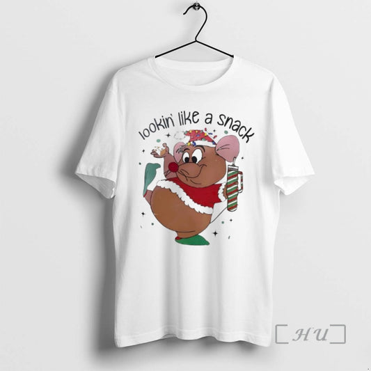 Officials Gus Gus Lookin Like A Snack Mouse Christmas Graphic T-Shirts, Hoodie, Sweatshirt | AU18TeeNovaLab.com