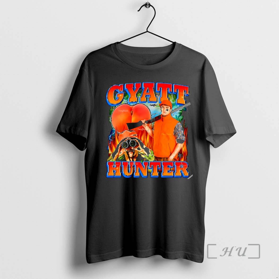 Officials Gyatt Hunter Peach Graphic Christmas T-Shirts, Hoodie, Sweatshirt | AU18TeeNovaLab.com