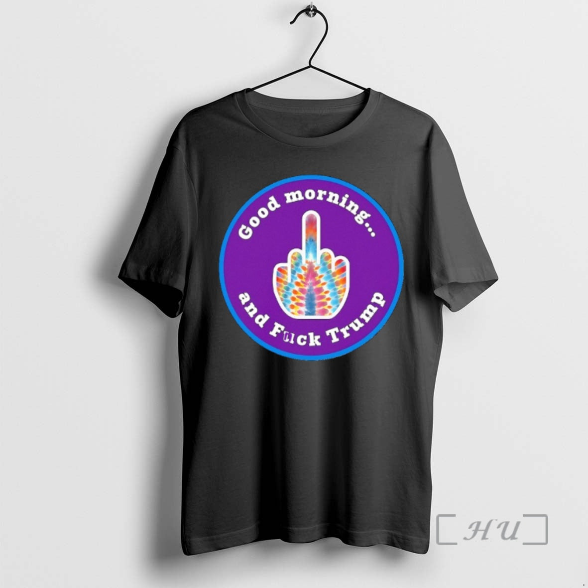 Officials Hand Middle Finger Good Morning And Fuck Trump T-Shirts, Hoodie, Sweatshirt | AU18TeeNovaLab.com