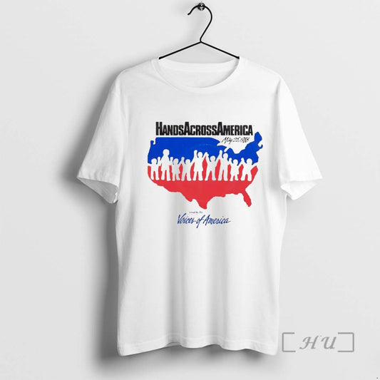 Officials Hands Across America May 25 1986 Voices Of America T-Shirts, Hoodie, Sweatshirt | AU18TeeNovaLab.com
