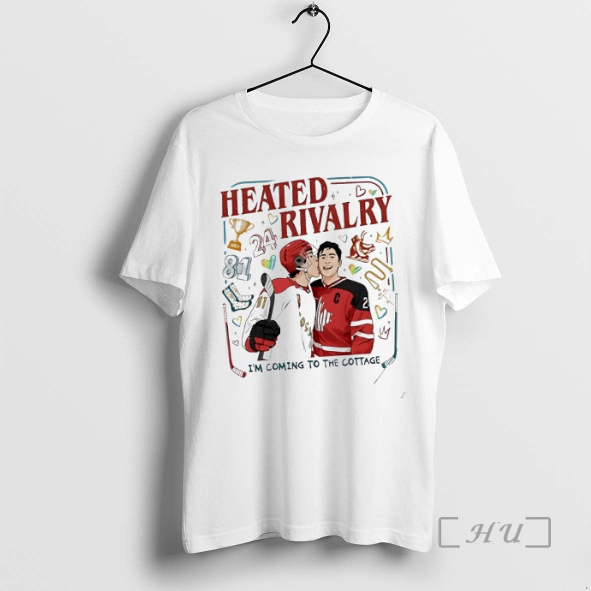 Officials Heated Rivalry Im Coming To The Cottage T-Shirts, Hoodie, Sweatshirt | AU18TeeNovaLab.com
