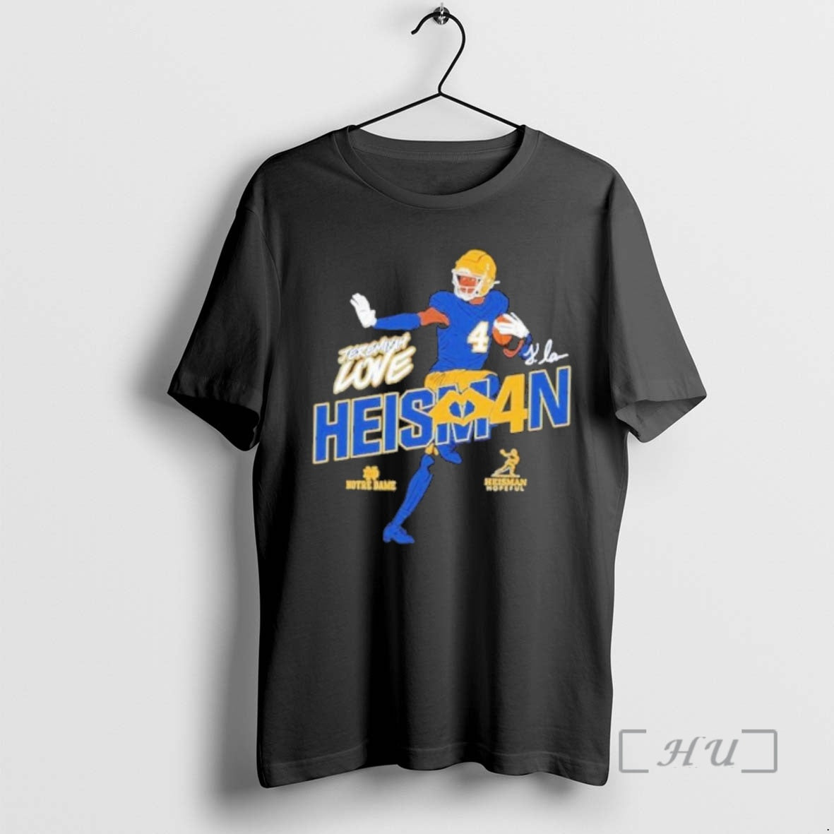 Officials Heisman Stance Jeremiyah Love Notre Dame Fighting Irish T-Shirts, Hoodie, Sweatshirt | AU18TeeNovaLab.com