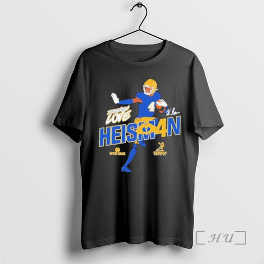 Officials Heisman Stance Jeremiyah Love Notre Dame Fighting Irish T-Shirts, Hoodie, Sweatshirt | AU18TeeNovaLab.com