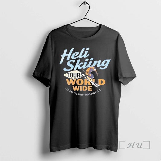 Officials Heli Skiing Tours World Wide 1975 T-Shirts, Hoodie, Sweatshirt | AU18TeeNovaLab.com