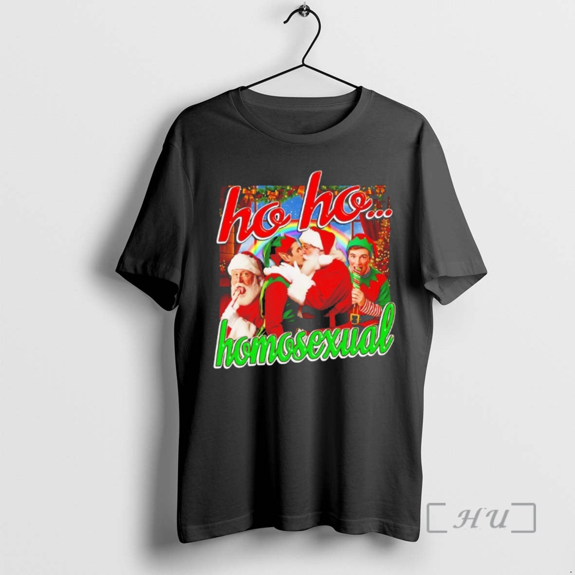 Officials Ho Ho Homosexual Christmas T-Shirts, Hoodie, Sweatshirt | AU18TeeNovaLab.com