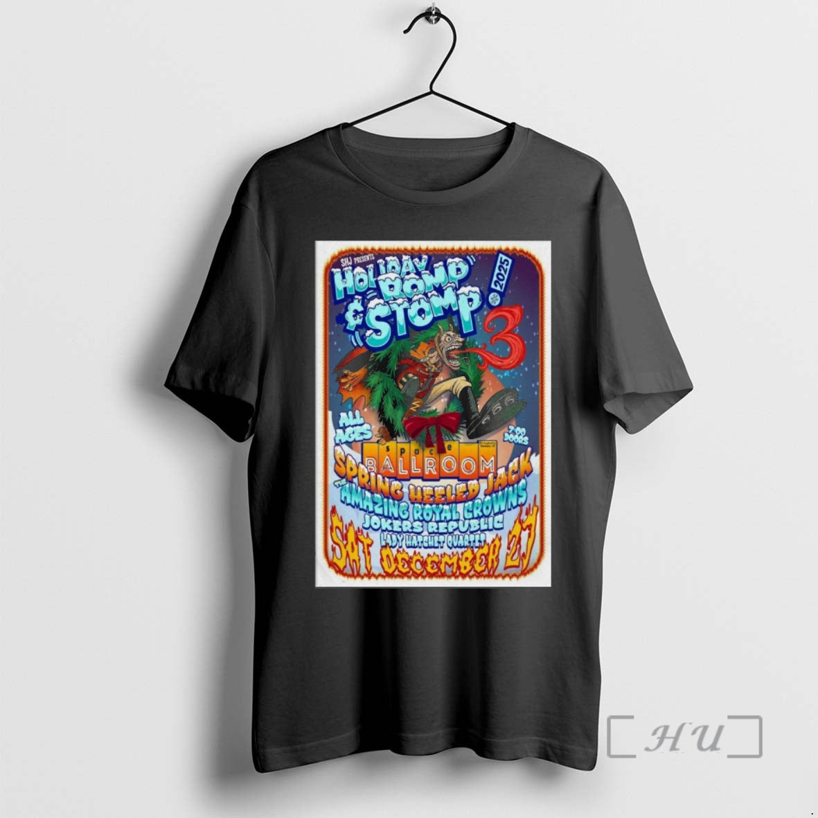 Officials Holiday Romp Space Ballroom December 27 2025 Hamden Ct T-Shirts, Hoodie, Sweatshirt | AU18TeeNovaLab.com