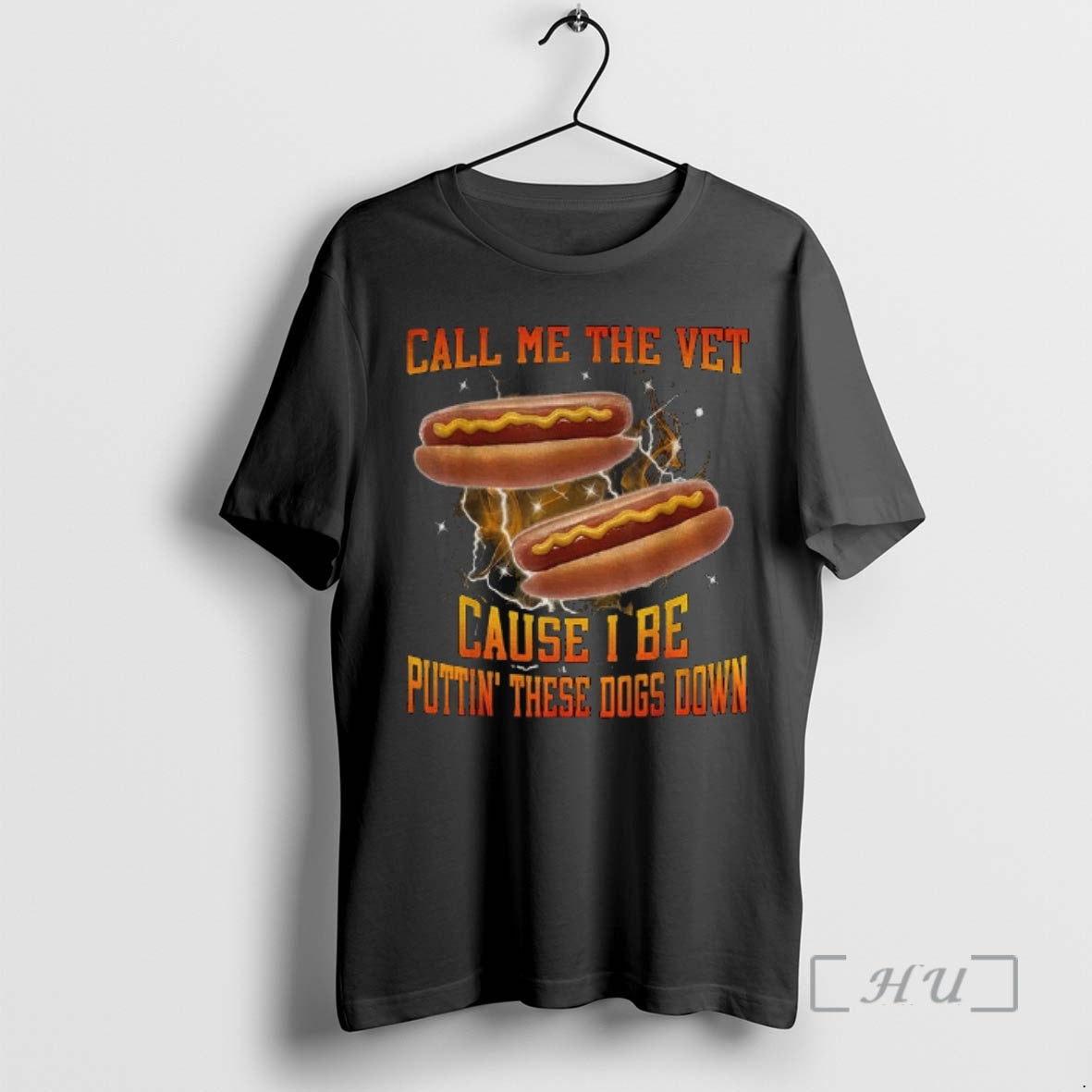 Officials Hot Dog Call Me The Vet Cause I Be Puttin These Dogs Down Premium T-Shirts, Hoodie, Sweatshirt | AU18TeeNovaLab.com