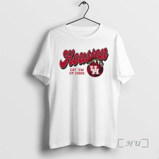 Officials Houston Cougars Claw Eat Em Up Coogs Logo T-Shirts, Hoodie, Sweatshirt | AU18TeeNovaLab.com