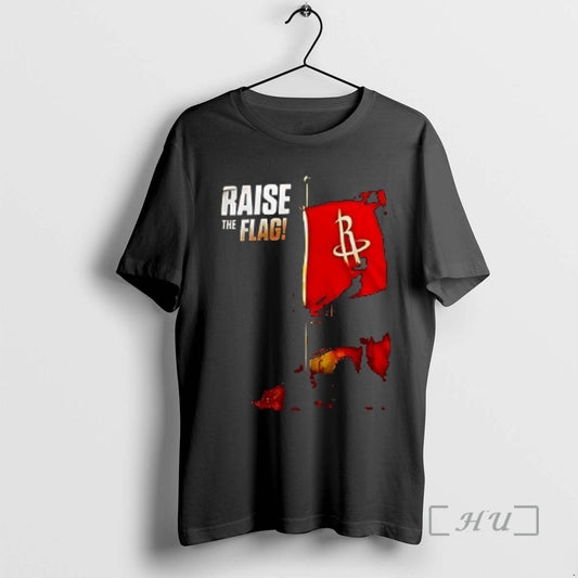 Officials Houston Rockets Raise The Flag Logo Double Sided Graphic T-Shirts, Hoodie, Sweatshirt | AU18TeeNovaLab.com