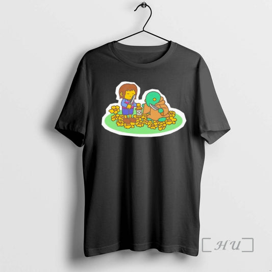 Officials Human And Tonberry Character Graphic T-Shirts, Hoodie, Sweatshirt | AU18TeeNovaLab.com