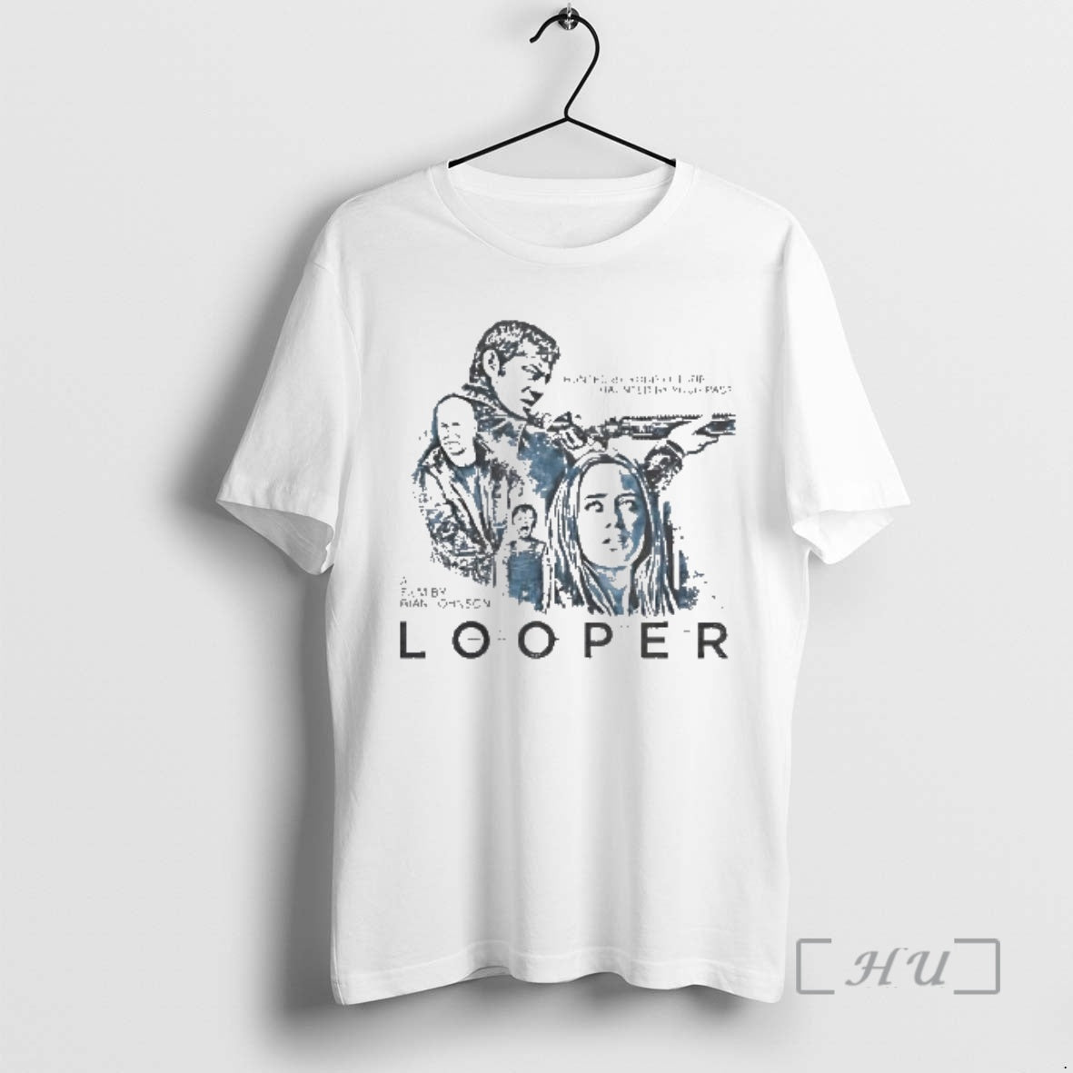 Officials Hunted By Your Future Haunted By Your Past A Film By Rian Johnson Looper T-Shirts, Hoodie, Sweatshirt