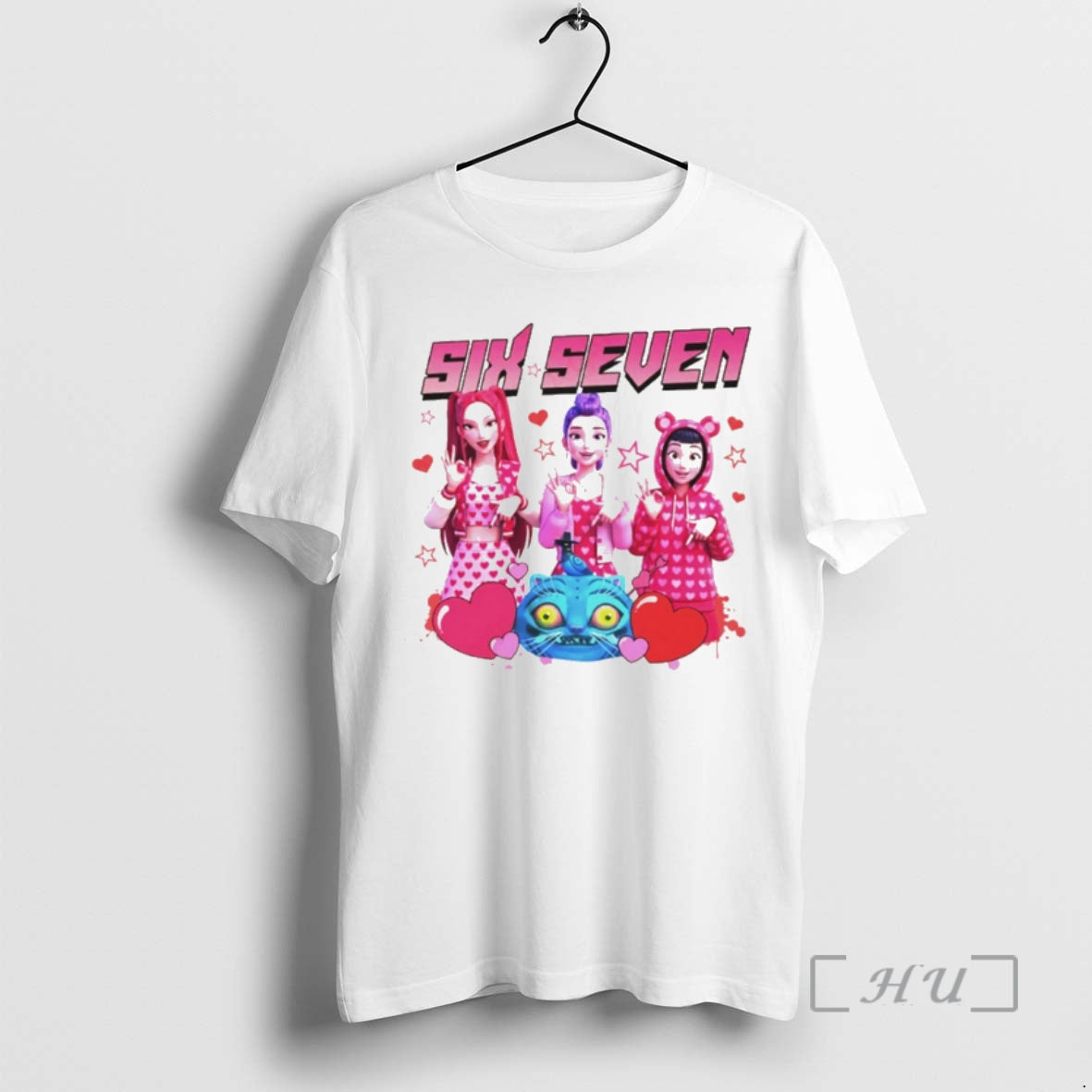 Officials Huntrix Six Seven Happy Valentine Kpop Demon Hunters T-Shirts, Hoodie, Sweatshirt | AU18TeeNovaLab.com