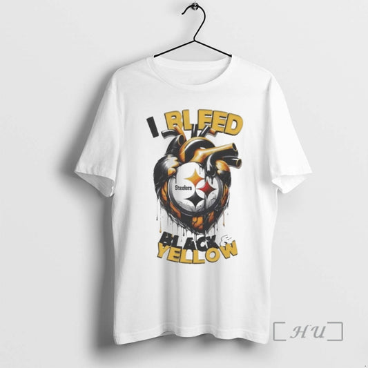 Officials I Bleed Black And Yellow Steelers T-Shirts, Hoodie, Sweatshirt | AU18TeeNovaLab.com