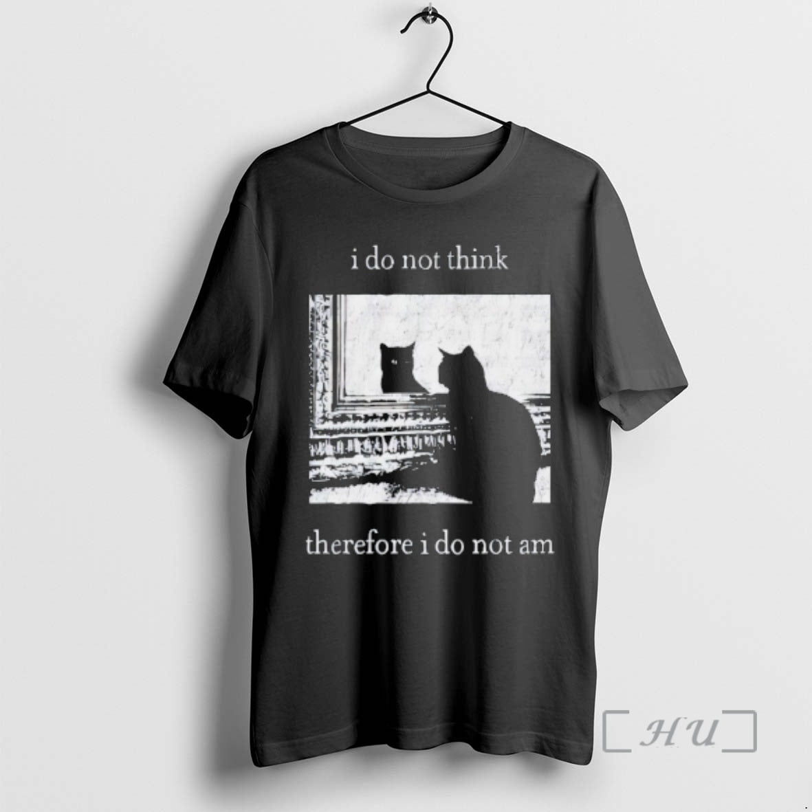 Officials I Do Not Think Therefore I Do Not Am Black Cat Premium T Shirts Hoodie, Sweatshirt | AU18TeeNovaLab.com