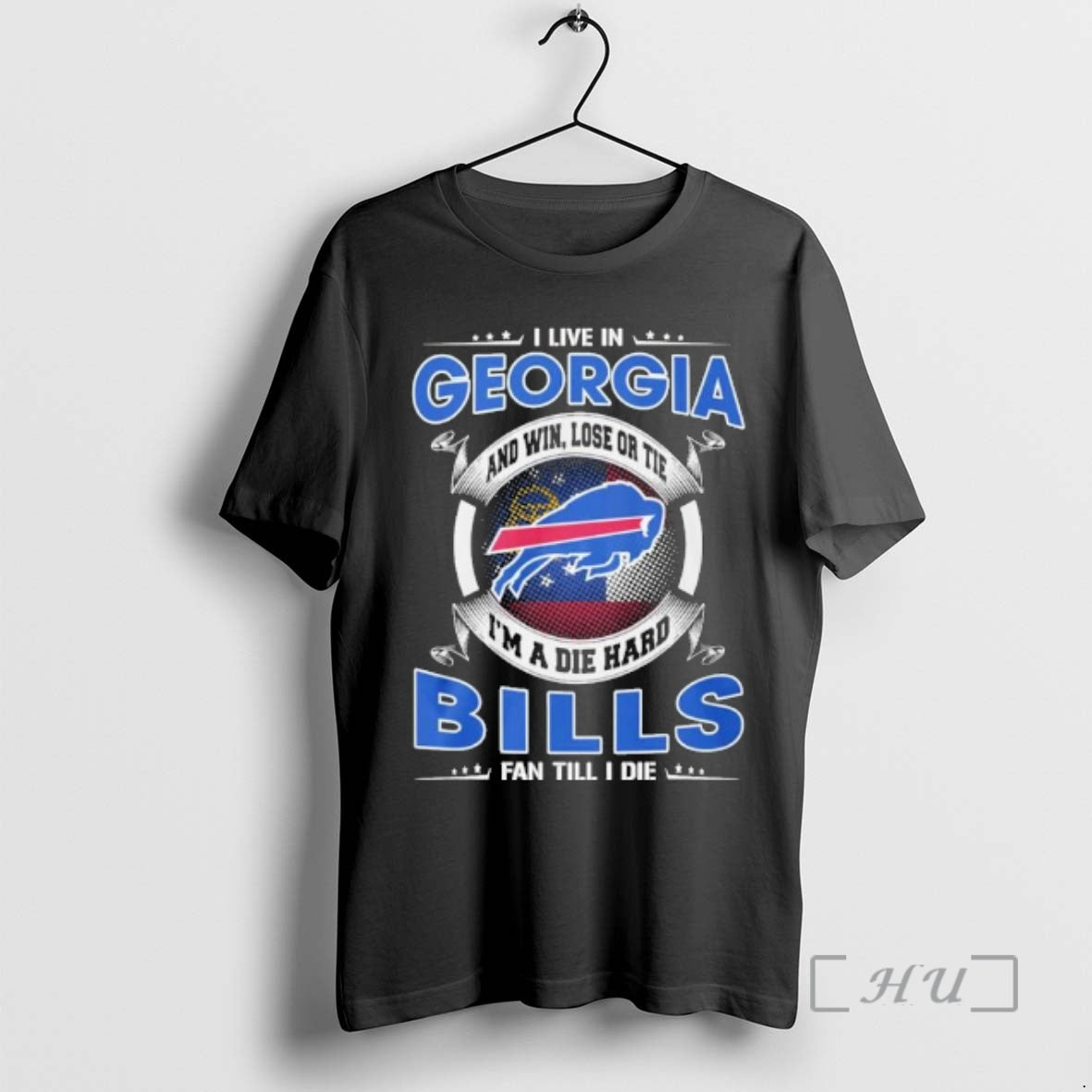 Officials I Live In Georgia And Win Lose Or Tie Im A Die Hard Buffalo T-Shirts, Hoodie, Sweatshirt | AU18TeeNovaLab.com