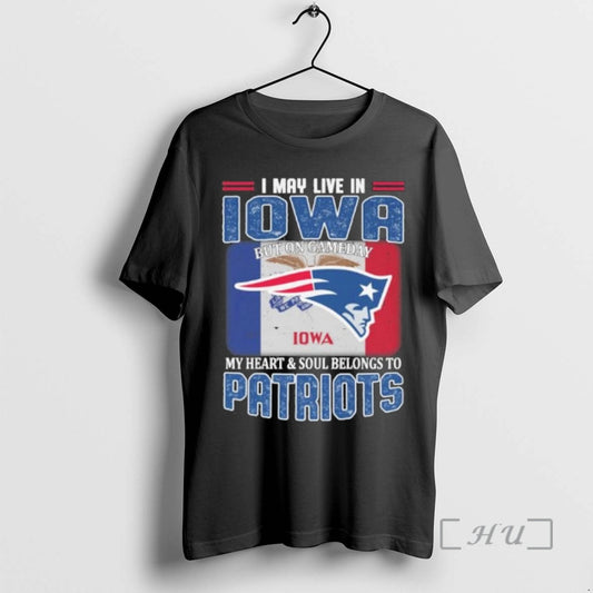 Officials I May Live In Iowa But On Gameday My Heart And Soul Belongs To T-Shirts, Hoodie, Sweatshirt | AU18TeeNovaLab.com