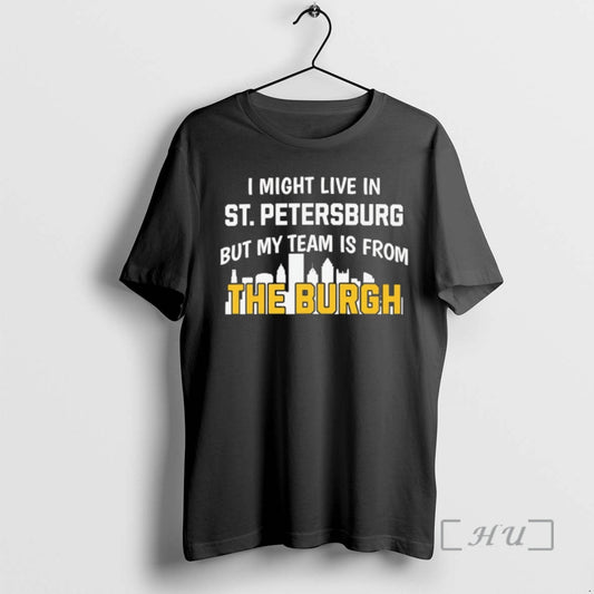 Officials I Might Live In Painesville But My Team Is From The Burgh Premium T-Shirts, Hoodie, Sweatshirt | AU18TeeNovaLab.com