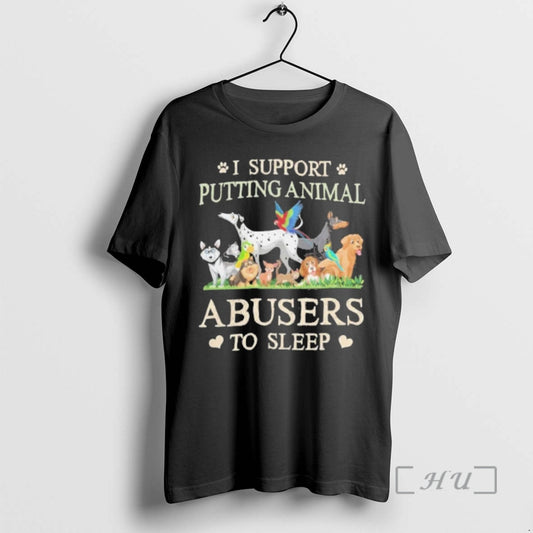Officials I Support Putting Animal Dogs Abusers To Sleep T-Shirts, Hoodie, Sweatshirt | AU18TeeNovaLab.com