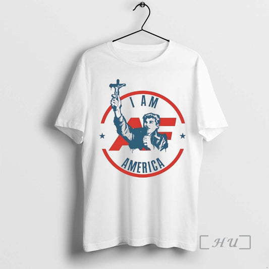 Officials I Am America First Crucifix Circle T-Shirts, Hoodie, Sweatshirt | AU18TeeNovaLab.com