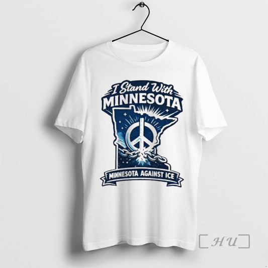 I Stand With Minnesota Minnesota Against Ice T-Shirts, Hoodie, Sweatshirt | AU18TeeNovaLab.com