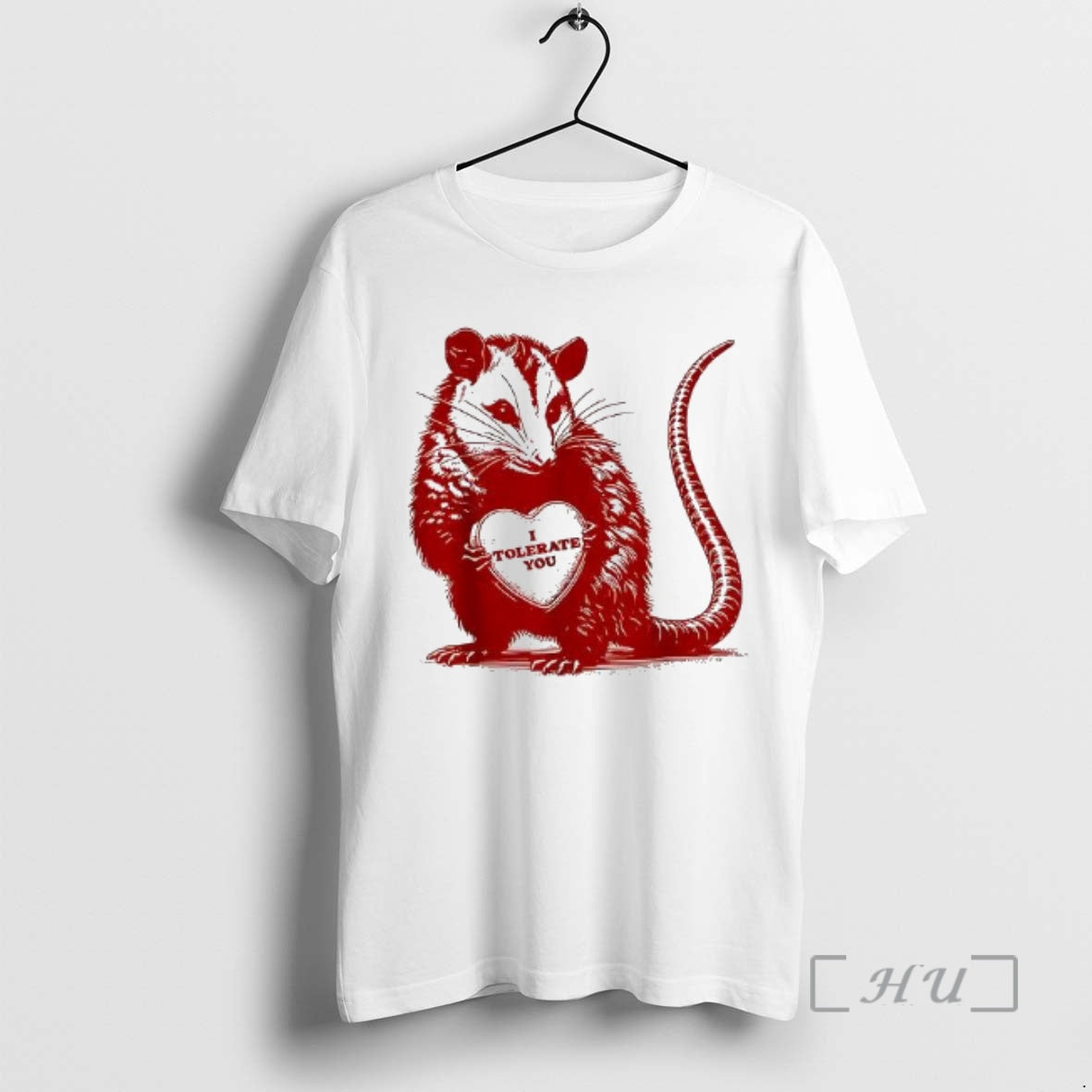 Officials I Tolerate You Opossum Happy Valentine Day Woman T-Shirts, Hoodie, Sweatshirt | AU18TeeNovaLab.com