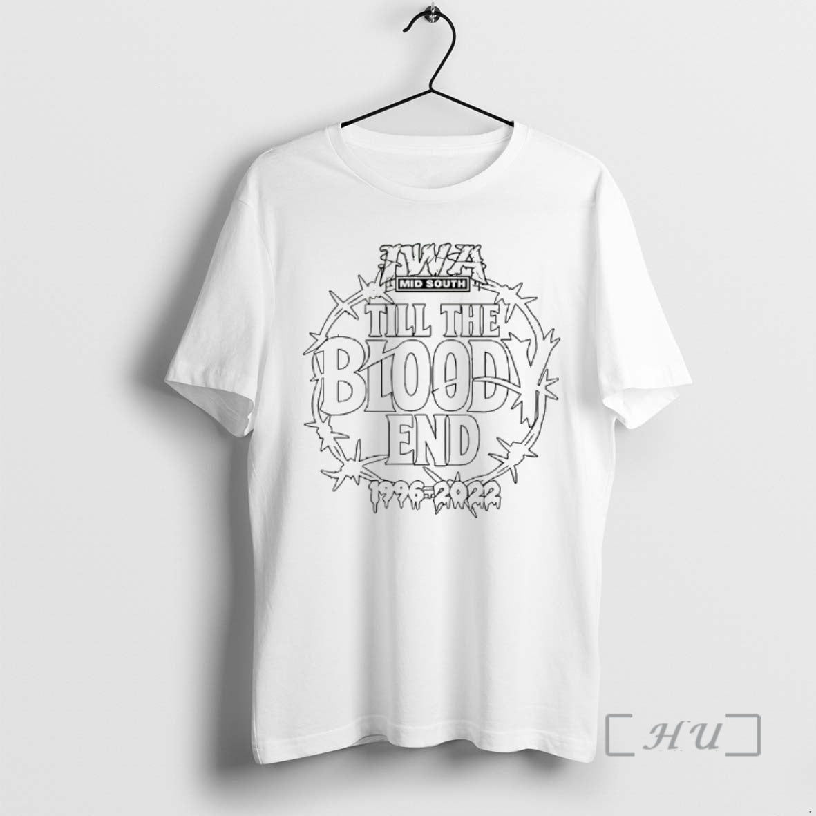Officials Iwa Mid South Till The Bloody End 1996 2022 T-Shirts, Hoodie, Sweatshirt | AU18TeeNovaLab.com