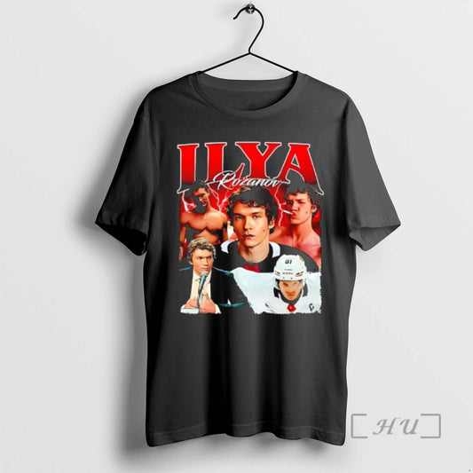 Officials Ilya Rozanov Hockey Retro Graphic T-Shirts, Hoodie, Sweatshirt | AU18TeeNovaLab.com