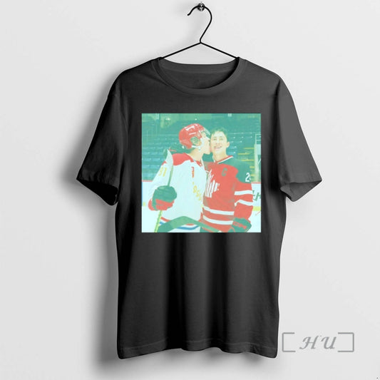 Officials Ilya Rozanov Licks Shane Hollander Photo T-Shirts, Hoodie, Sweatshirt | AU18TeeNovaLab.com