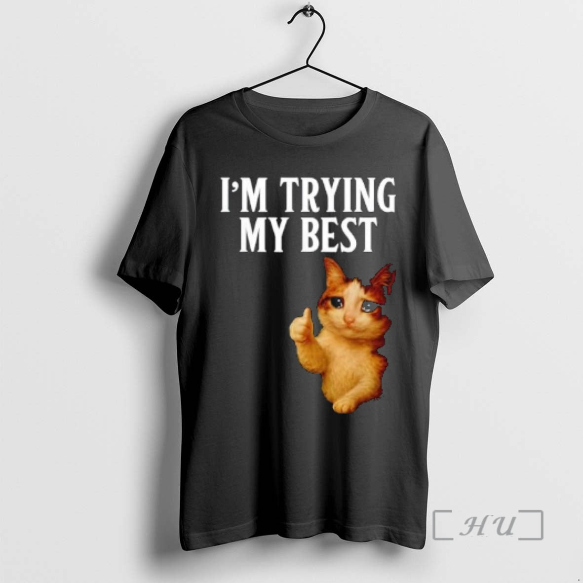 Officials Im Trying My Best Crying Cat Meme Funny T-Shirts, Hoodie, Sweatshirt | AU18TeeNovaLab.com