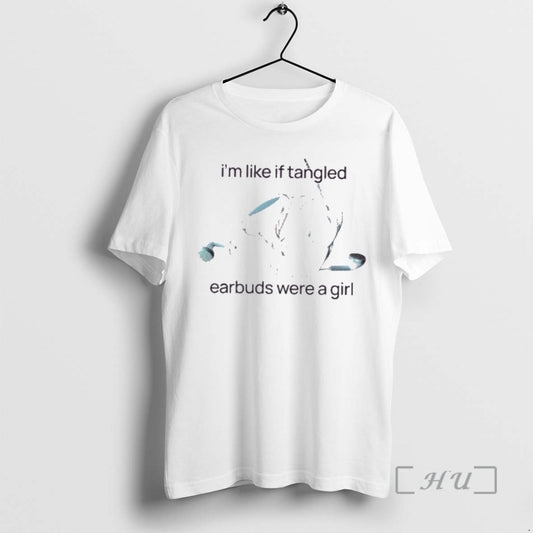 Officials Im Like If Tangled Earbuds Were A Girl T-Shirts, Hoodie, Sweatshirt | AU18TeeNovaLab.com