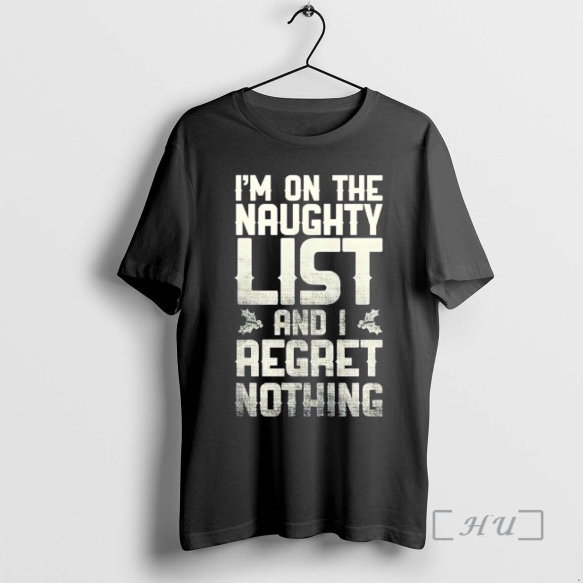 Officials Im On The Naughty List And I Regret Nothing Retro Premium T Shirts Sweater Hoodie, Sweatshirt | AU18TeeNovaLab.com