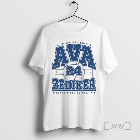 Officials In Ave We Trust Ava Zediker Guard Des Moines Ia Premium T Shirts Sweater Hoodie, Sweatshirt | AU18TeeNovaLab.com