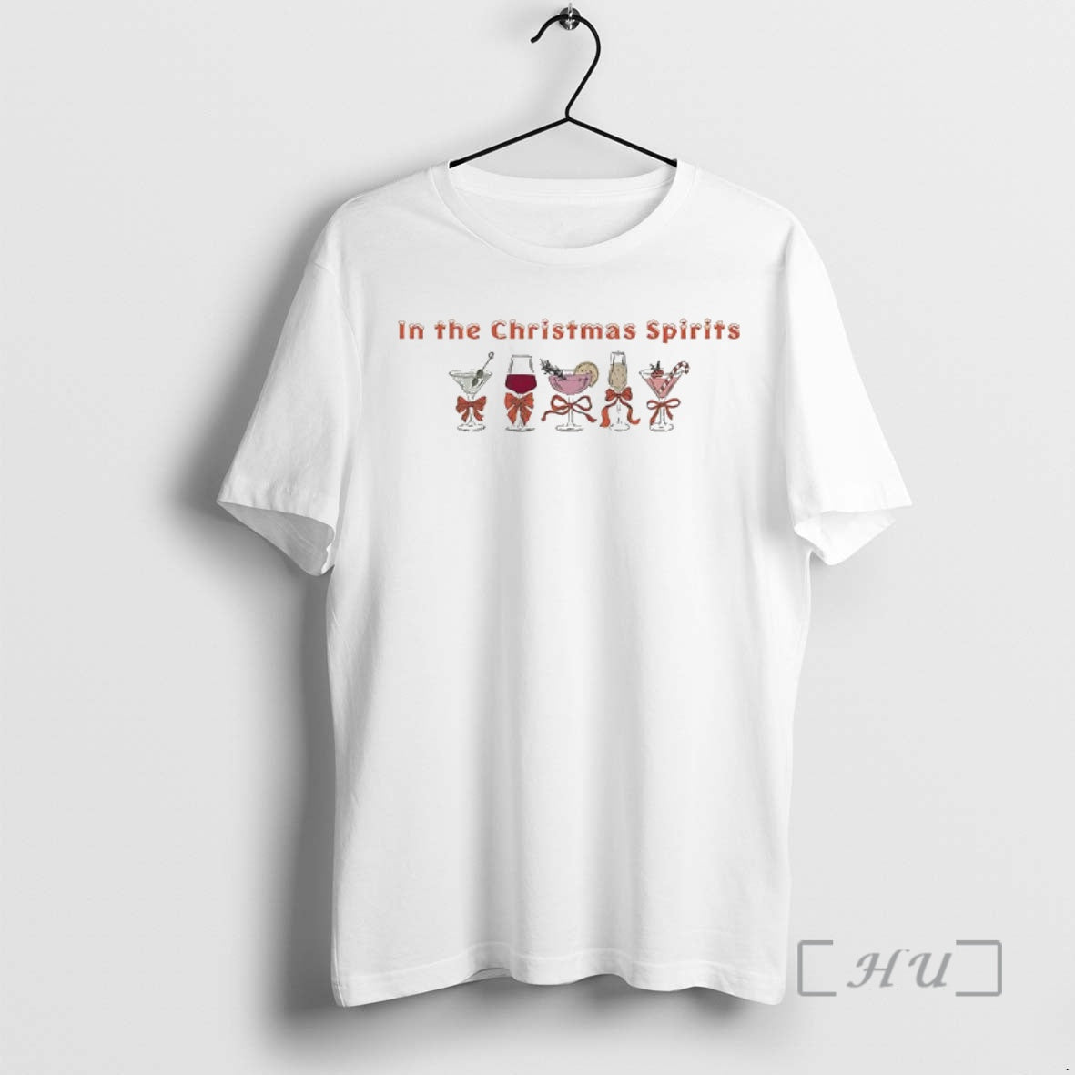 Officials In The Christmas Spirits Cocktail Glass With Bow Christmas T-Shirts, Hoodie, Sweatshirt | AU18TeeNovaLab.com