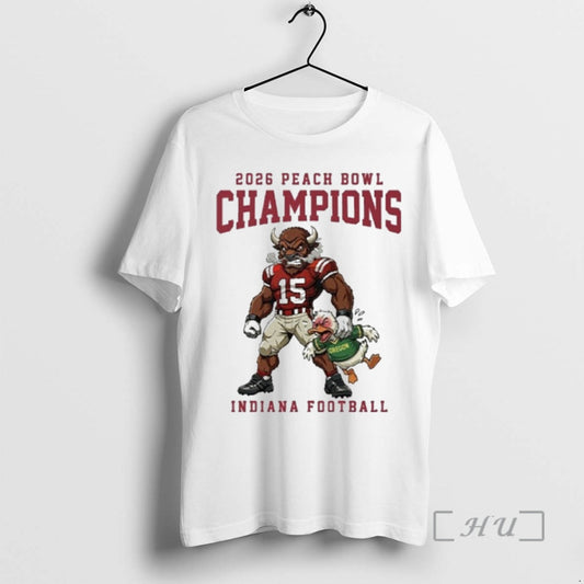 Officials Indiana Football 2026 Peach Bowl Champions T-Shirts, Hoodie, Sweatshirt | AU18TeeNovaLab.com