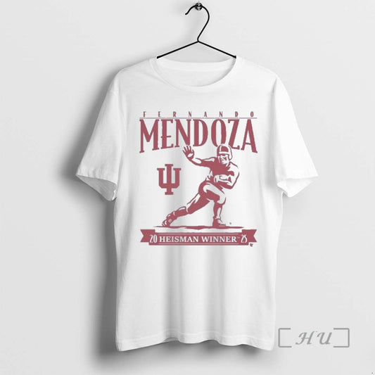 Officials Indiana Football Fernando Mendoza Heisman Trophy Winner T-Shirts, Hoodie, Sweatshirt | AU18TeeNovaLab.com