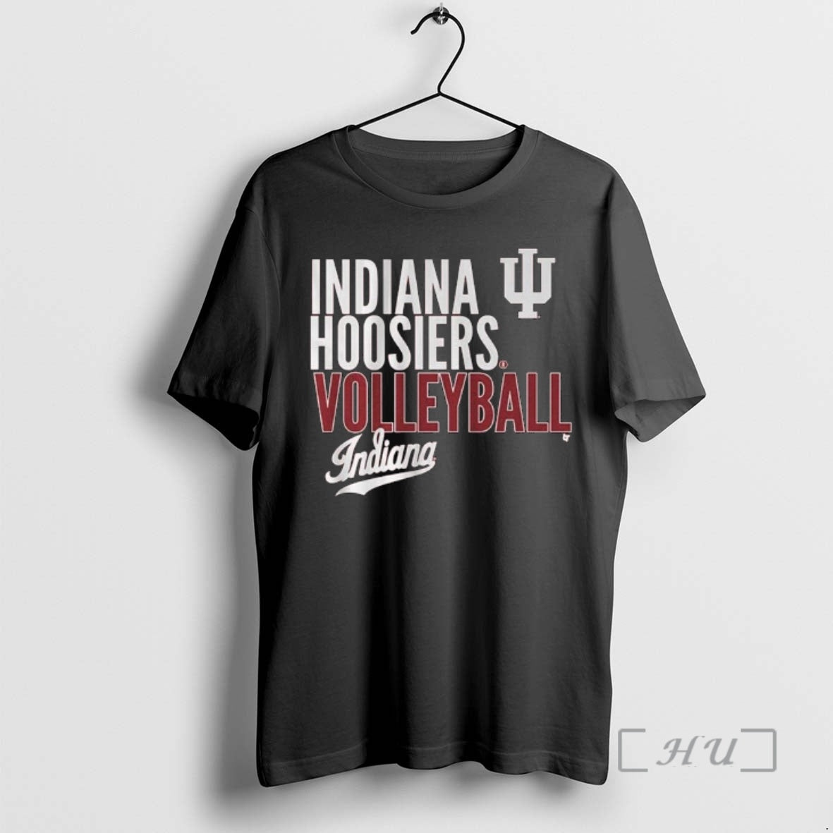 Officials Indiana Volleyball Text Logo Overlay 2025 T-Shirts, Hoodie, Sweatshirt | AU18TeeNovaLab.com