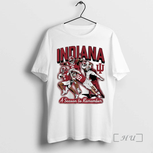 Officials Indiana A Season To Remember Hoosiers Football Player Graphic T-Shirts, Hoodie, Sweatshirt | AU18TeeNovaLab.com