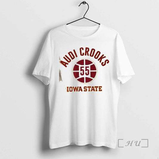 Officials Iowa State Wbb Audi Crooks Name Number Ball 55 T-Shirts, Hoodie, Sweatshirt | AU18TeeNovaLab.com