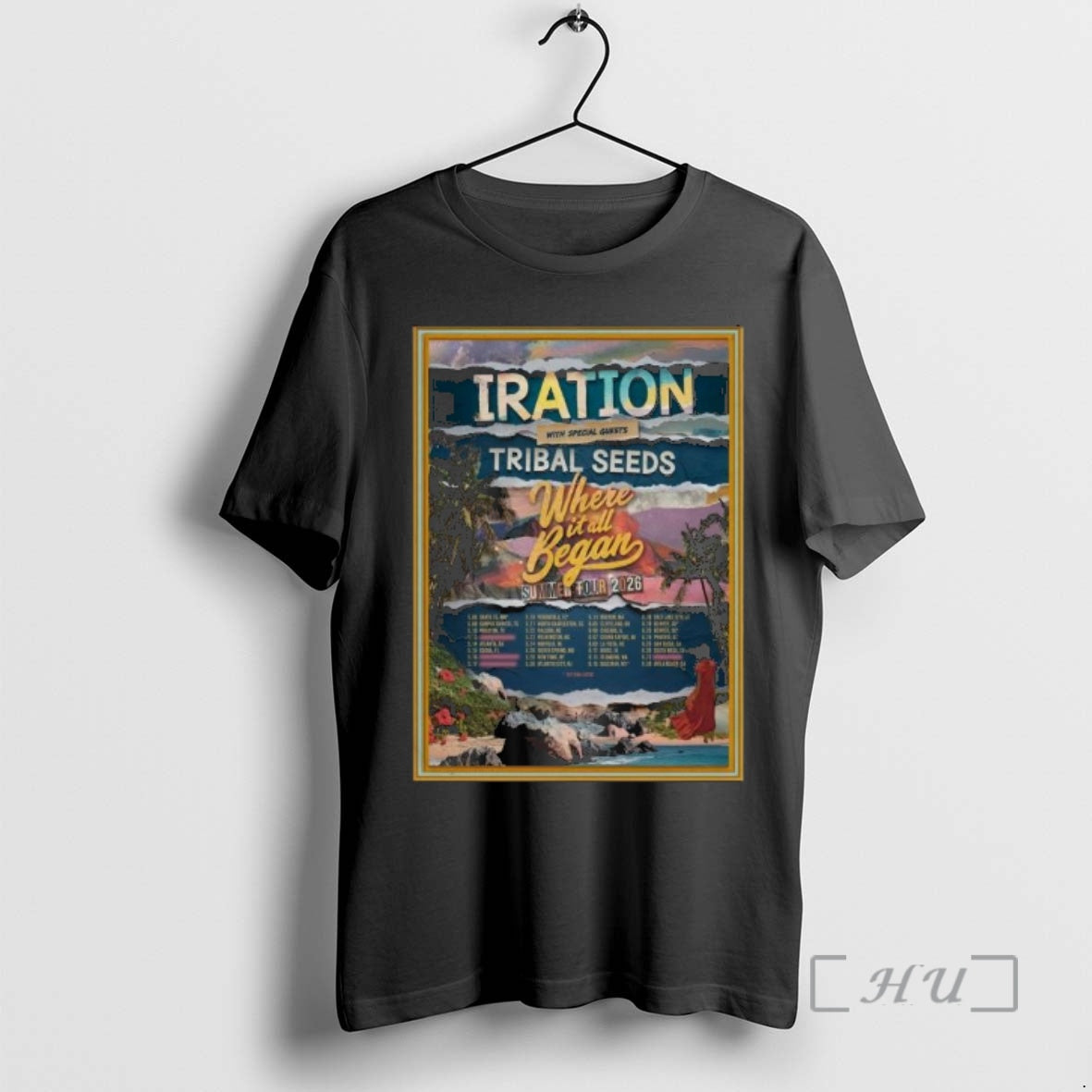 Officials Iration With Special Guests Tribal Seeds Where It All Gegan Summer Tour 2026 Premium T-Shirts, Hoodie, Sweatshirt