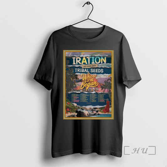 Officials Iration With Special Guests Tribal Seeds Where It All Gegan Summer Tour 2026 Premium T-Shirts, Hoodie, Sweatshirt
