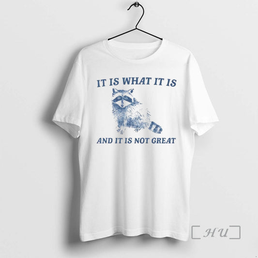 Officials It Is What It Is And It Is Not Great Raccoon Premium T Shirts