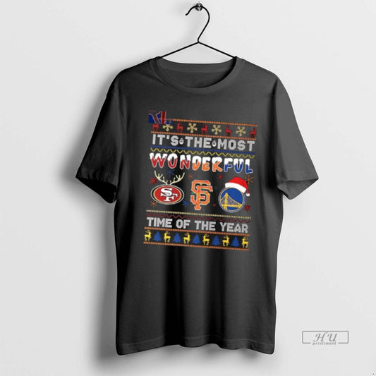 Officials Its The Most Wonderful Time Of The Year Chiefs Giants And Warrirors T Shirts