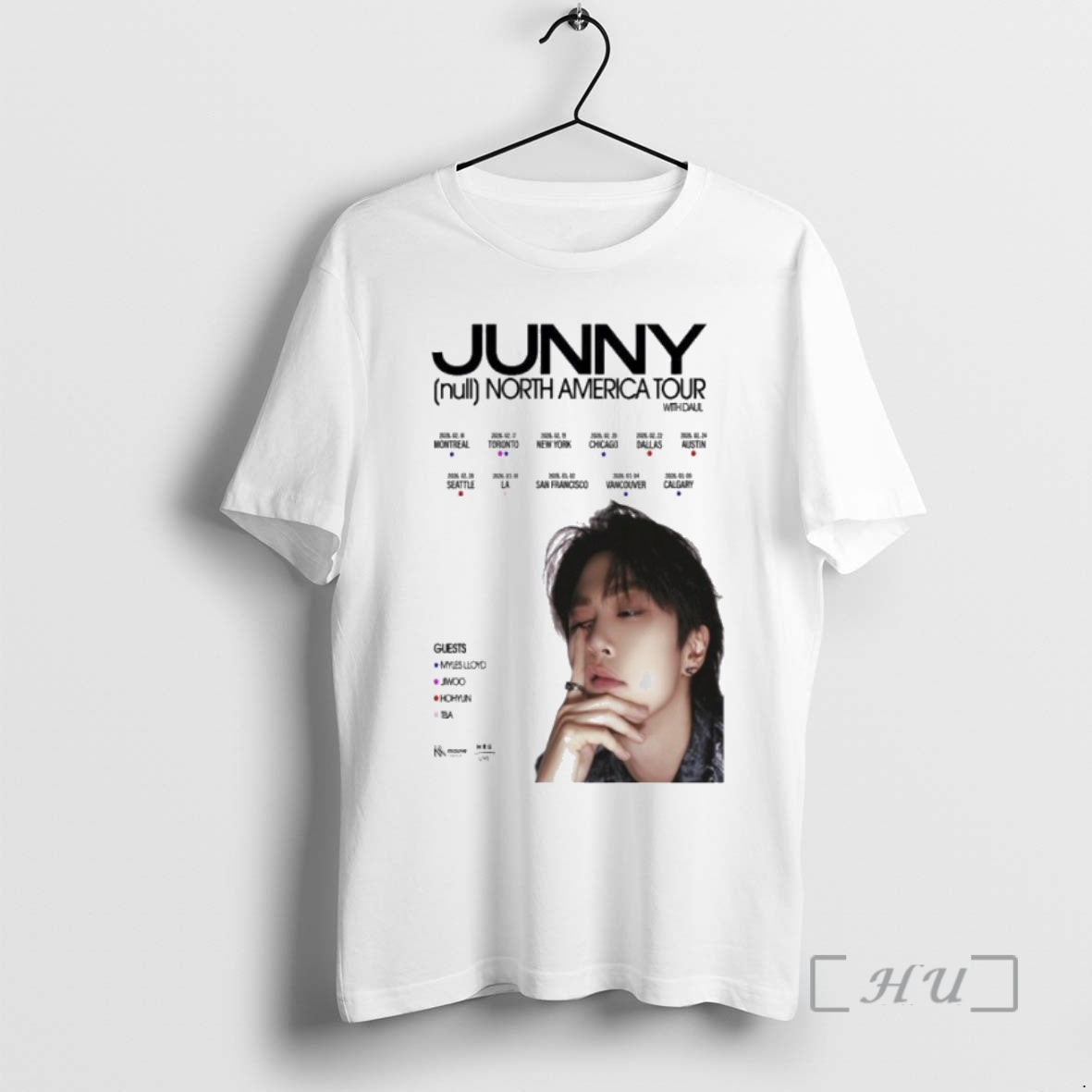 Officials Junny North America Tour 2026 T-Shirts, Hoodie, Sweatshirt | AU18TeeNovaLab.com