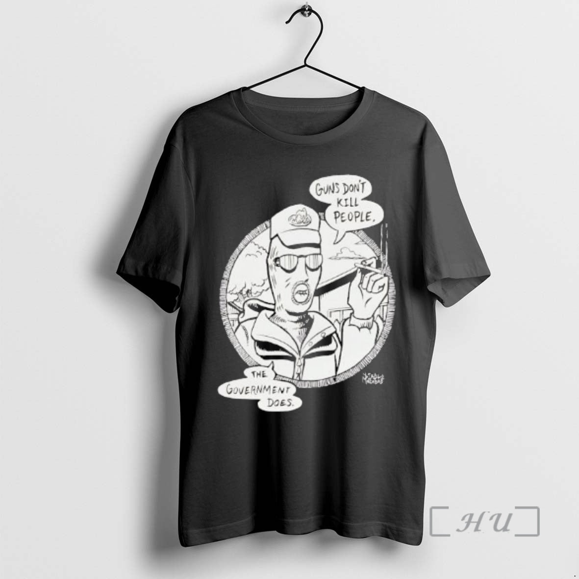 Officials Jablo Macabre Guns Dont Kill People The Government Does T-Shirts, Hoodie, Sweatshirt | AU18TeeNovaLab.com