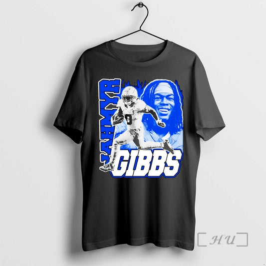 Officials Jahmyr Gibbs Detroit Lions Football Graphic T-Shirts, Hoodie, Sweatshirt | AU18TeeNovaLab.com