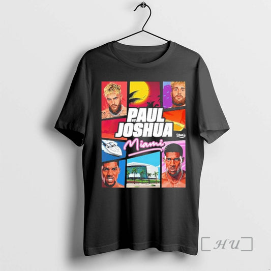 Officials Jake Paul Vs Anthony Joshua Match Showdown Vice City In Miami Premium T Shirts Hoodie, Sweatshirt